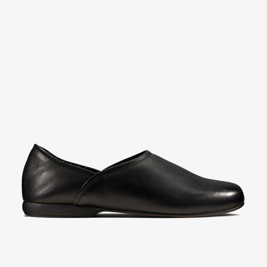 Men Harston Elite Slipper Black Leather