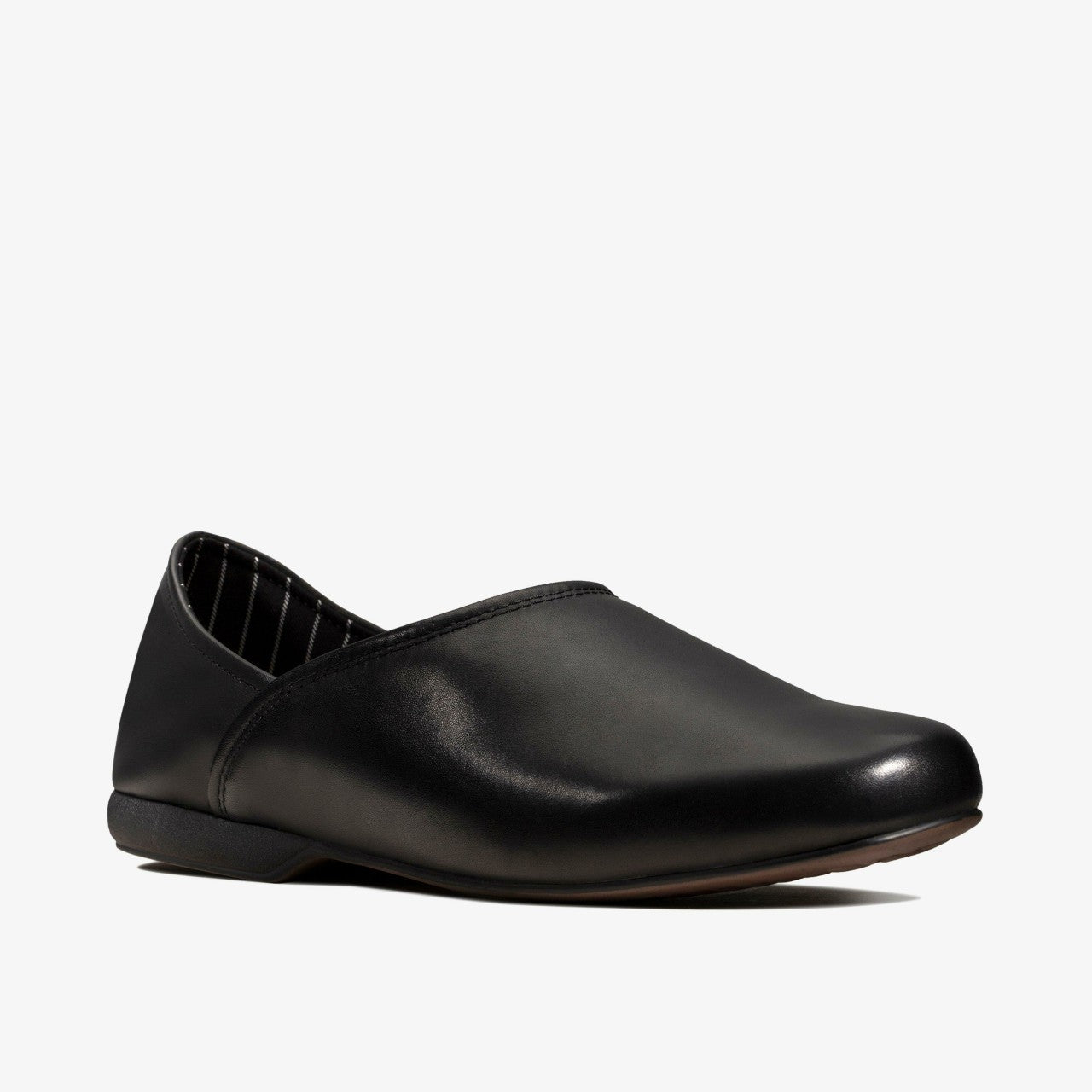 Men Harston Elite Slipper Black Leather