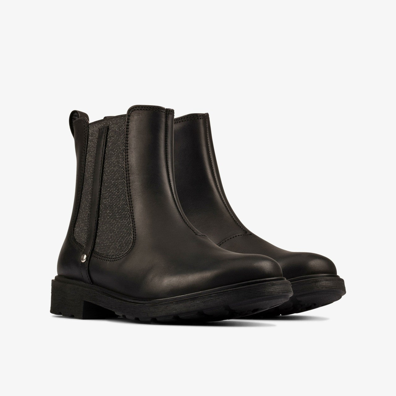 Kids Astrol Orin Kid Black Leather