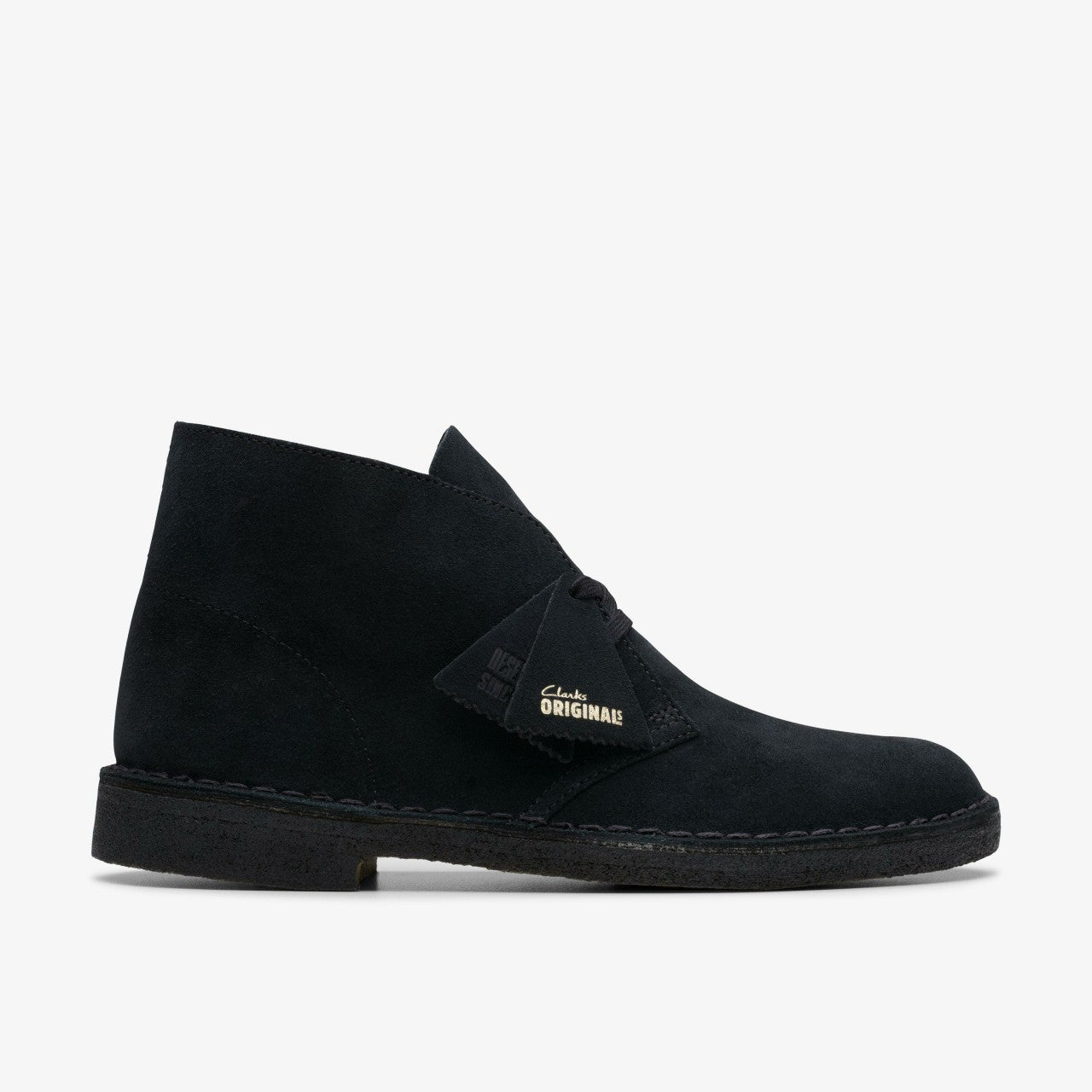 Men Desert Boot Black Suede