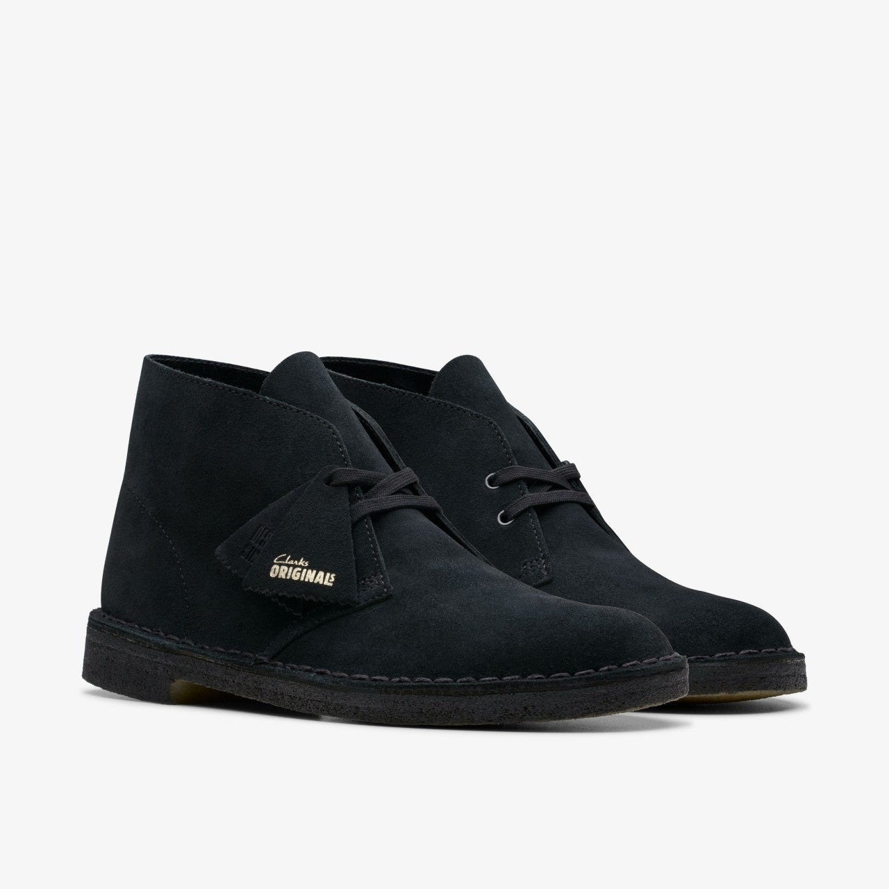 Men Desert Boot Black Suede