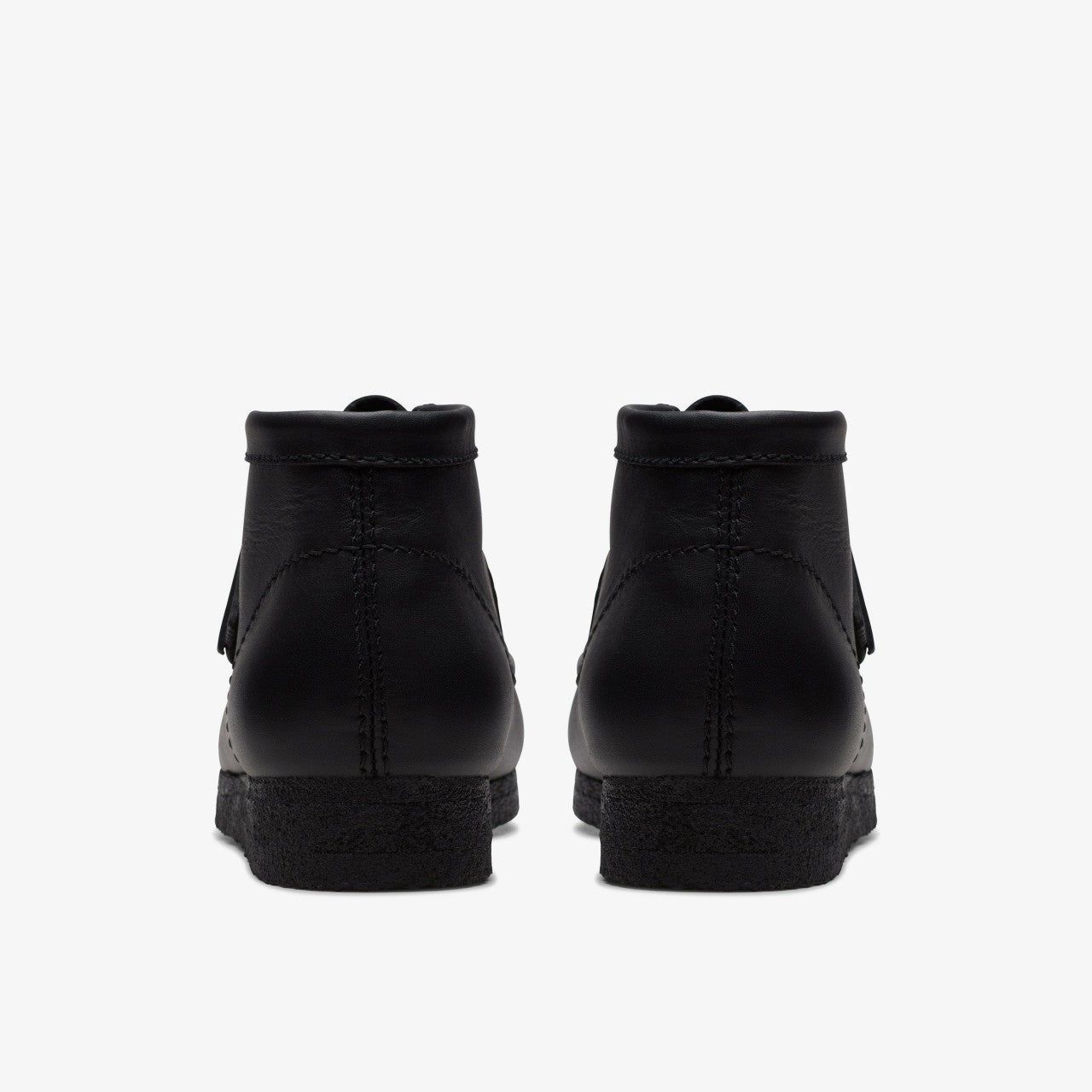 Men Wallabee Boot Black Leather