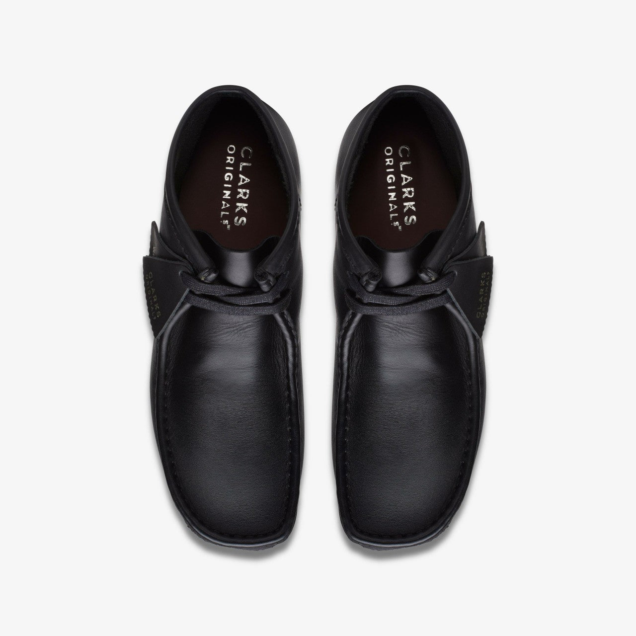 Men Wallabee Boot Black Leather