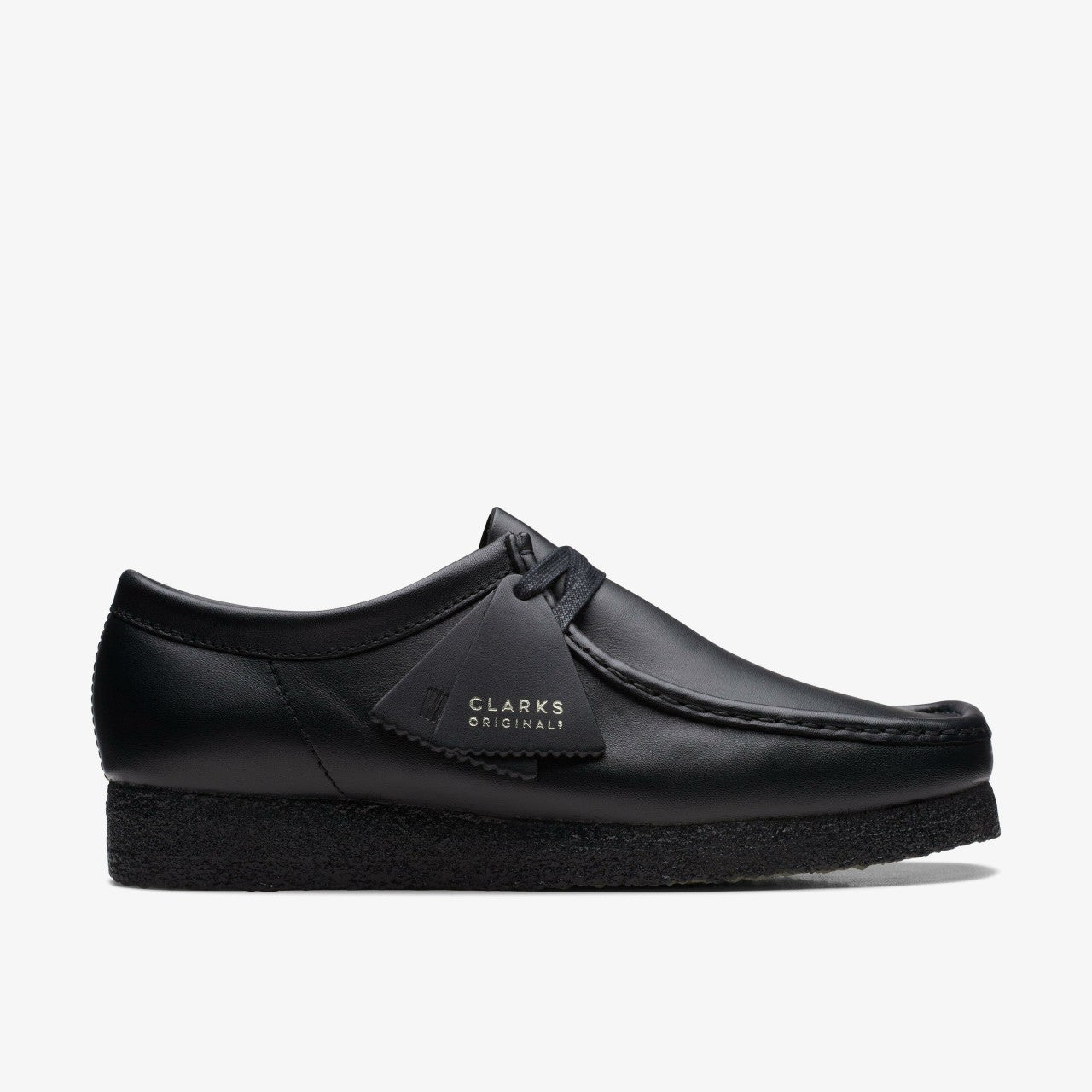 Men Wallabee Black Leather