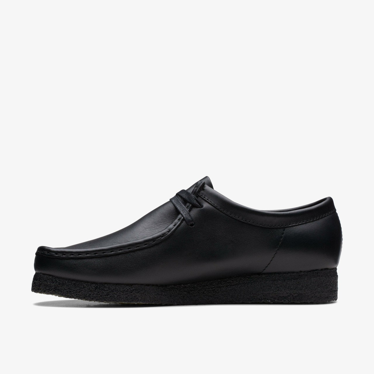 Men Wallabee Black Leather