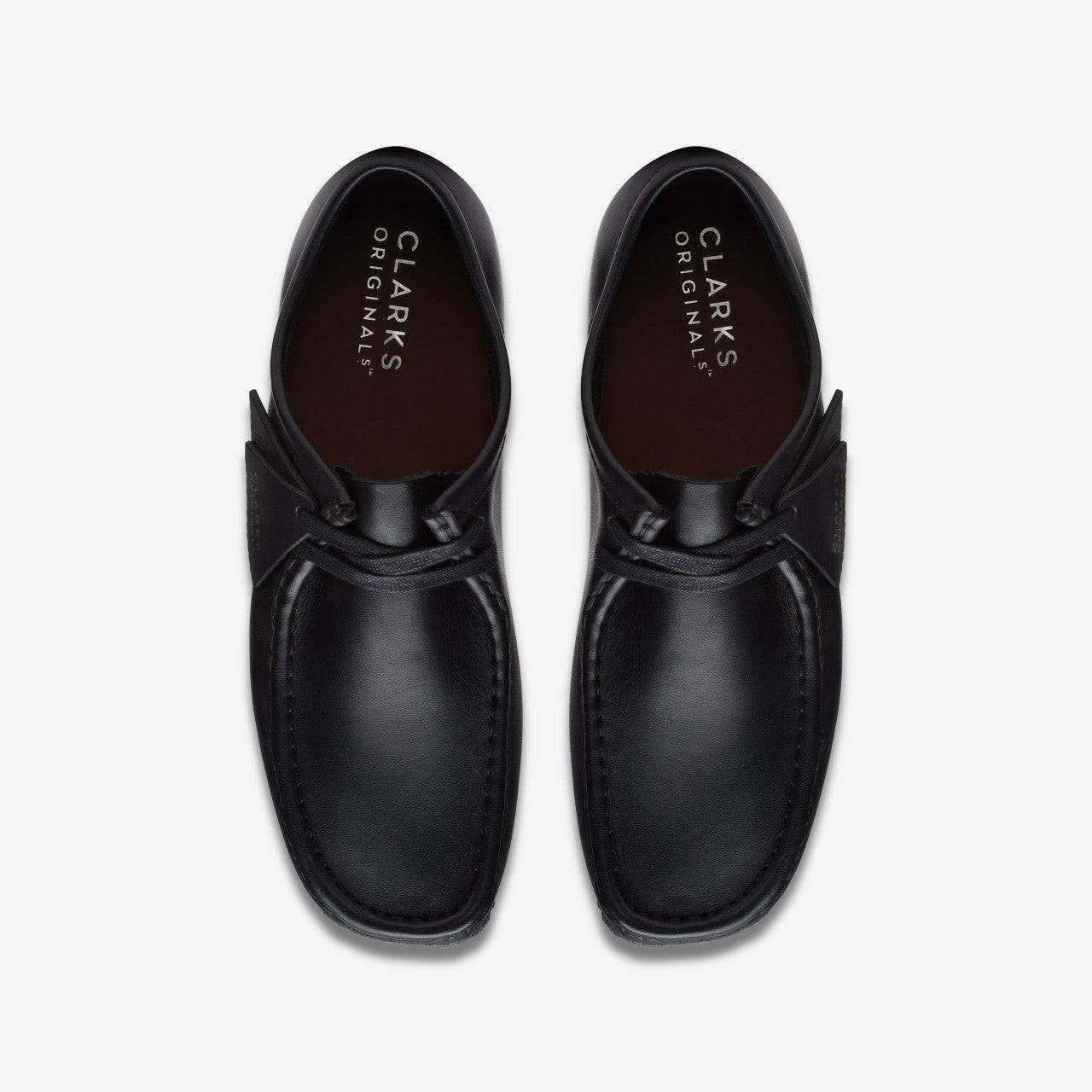 Men Wallabee Black Leather