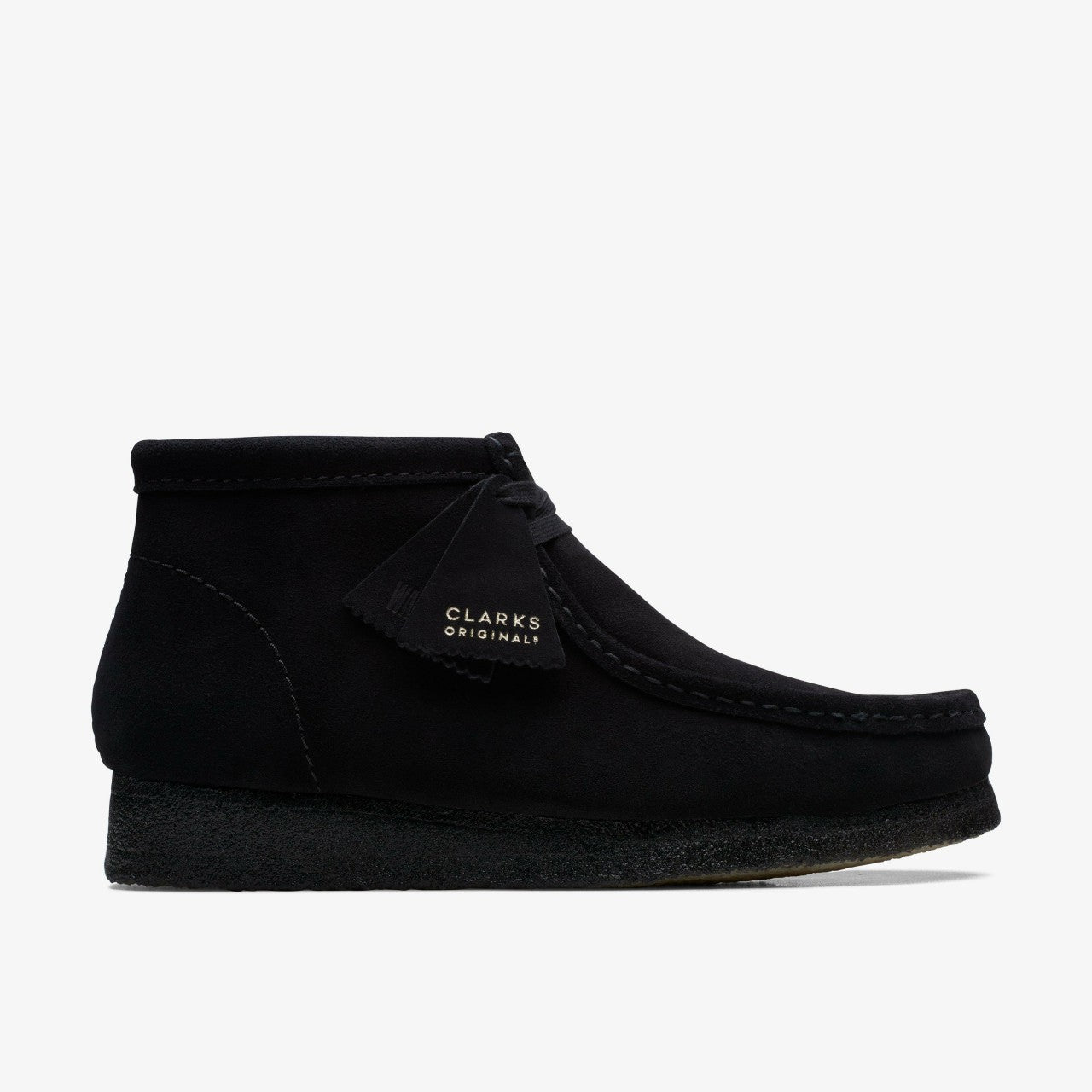 Men Wallabee Boot Black Suede