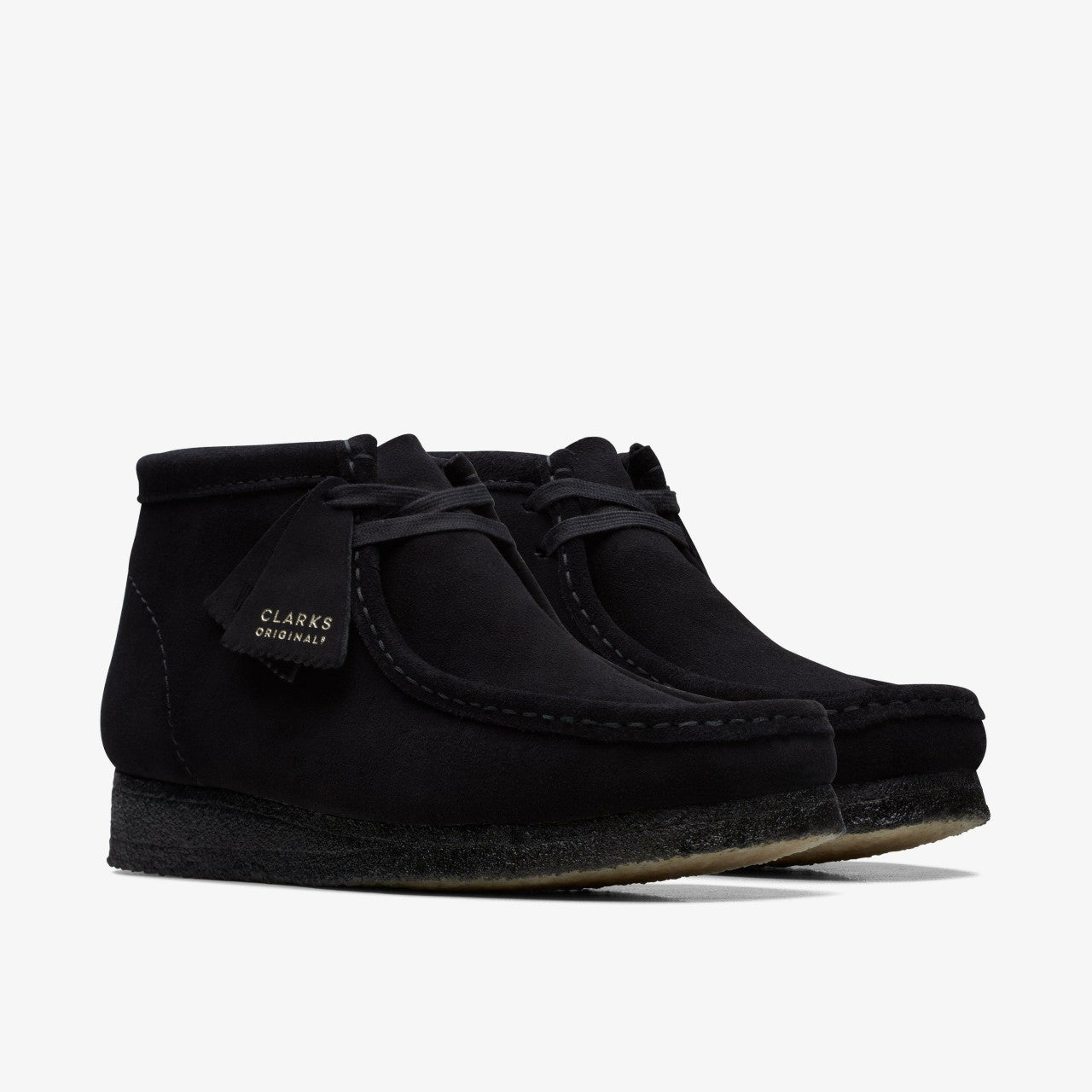 Men Wallabee Boot Black Suede