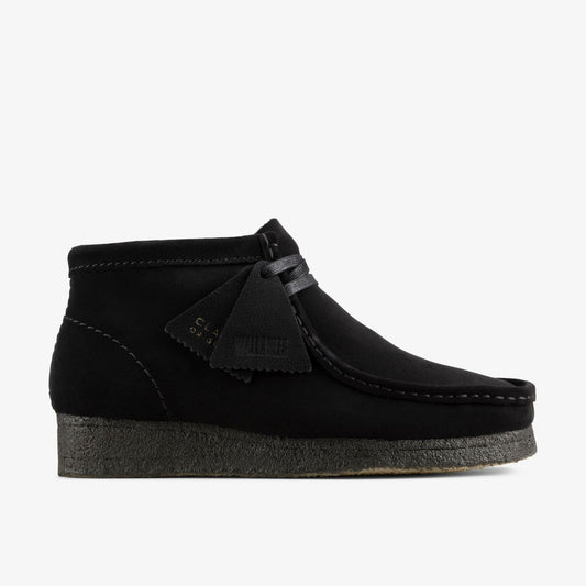 Women Wallabee Boot Black Suede