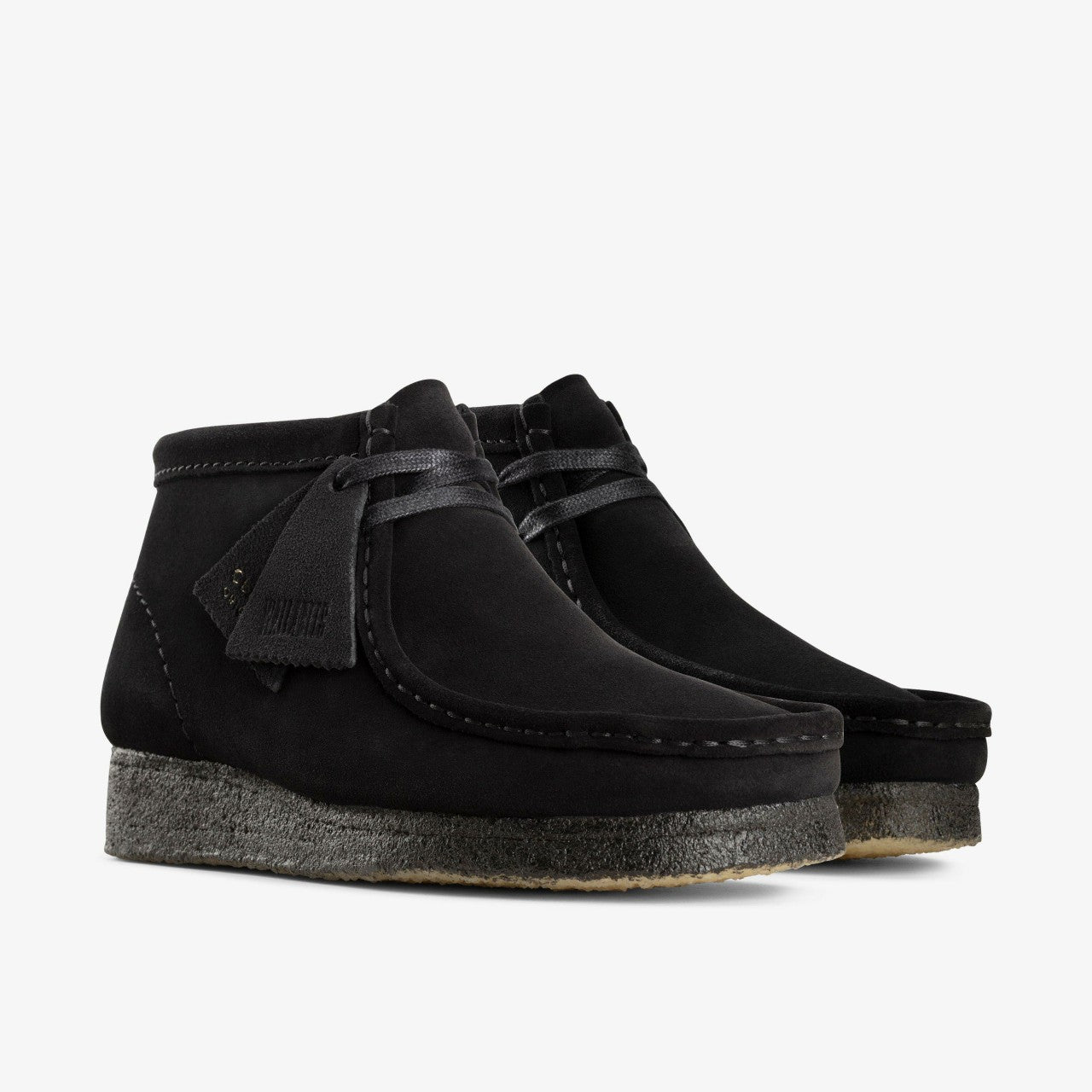 Women Wallabee Boot Black Suede
