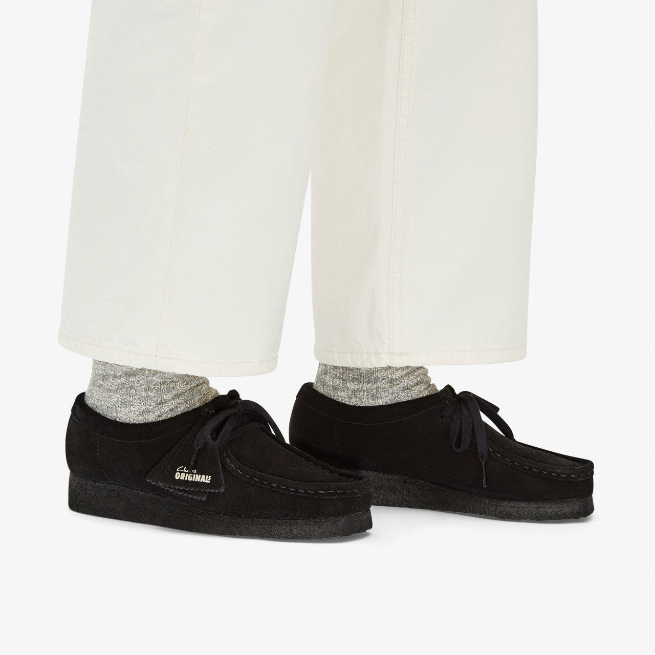 Women Wallabee Black Suede