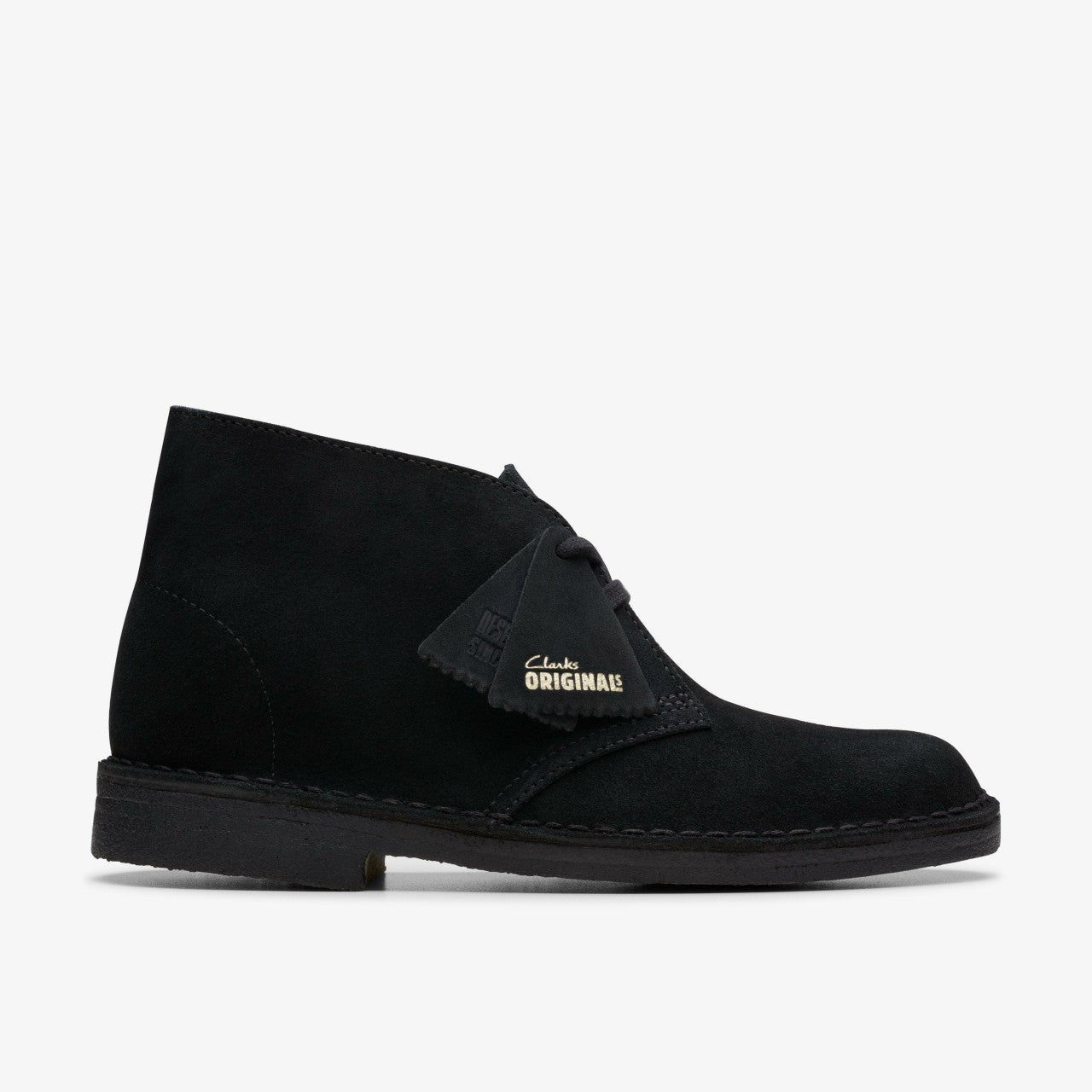Women Desert Boot Black Suede