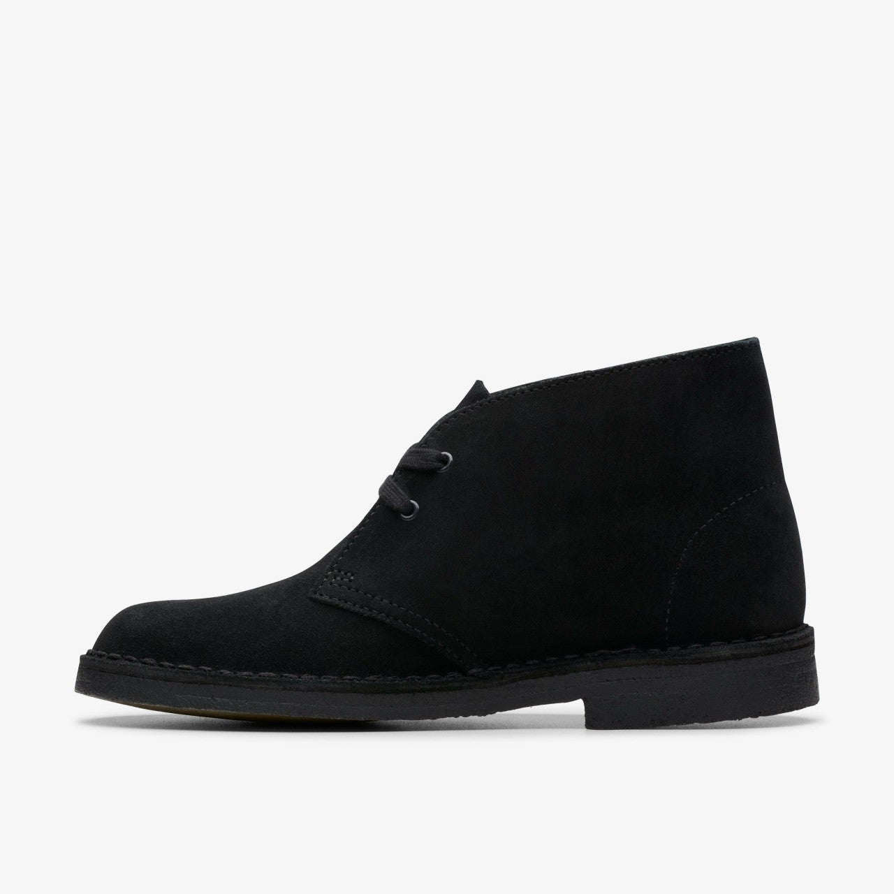 Women Desert Boot Black Suede