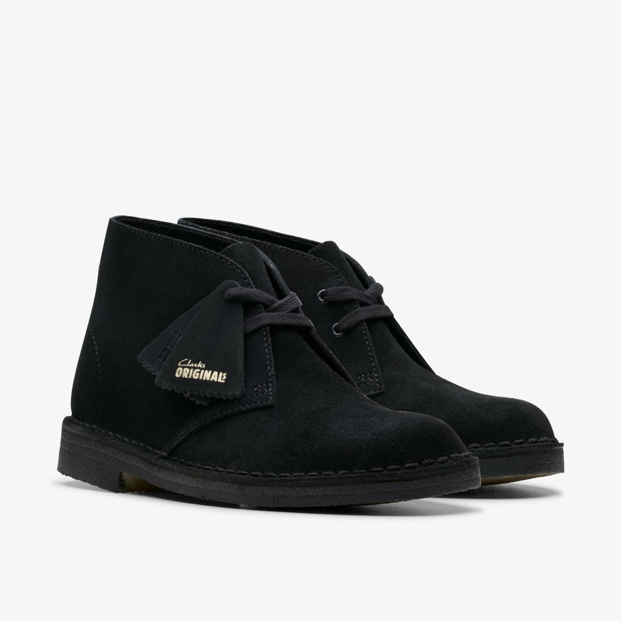 Women Desert Boot Black Suede