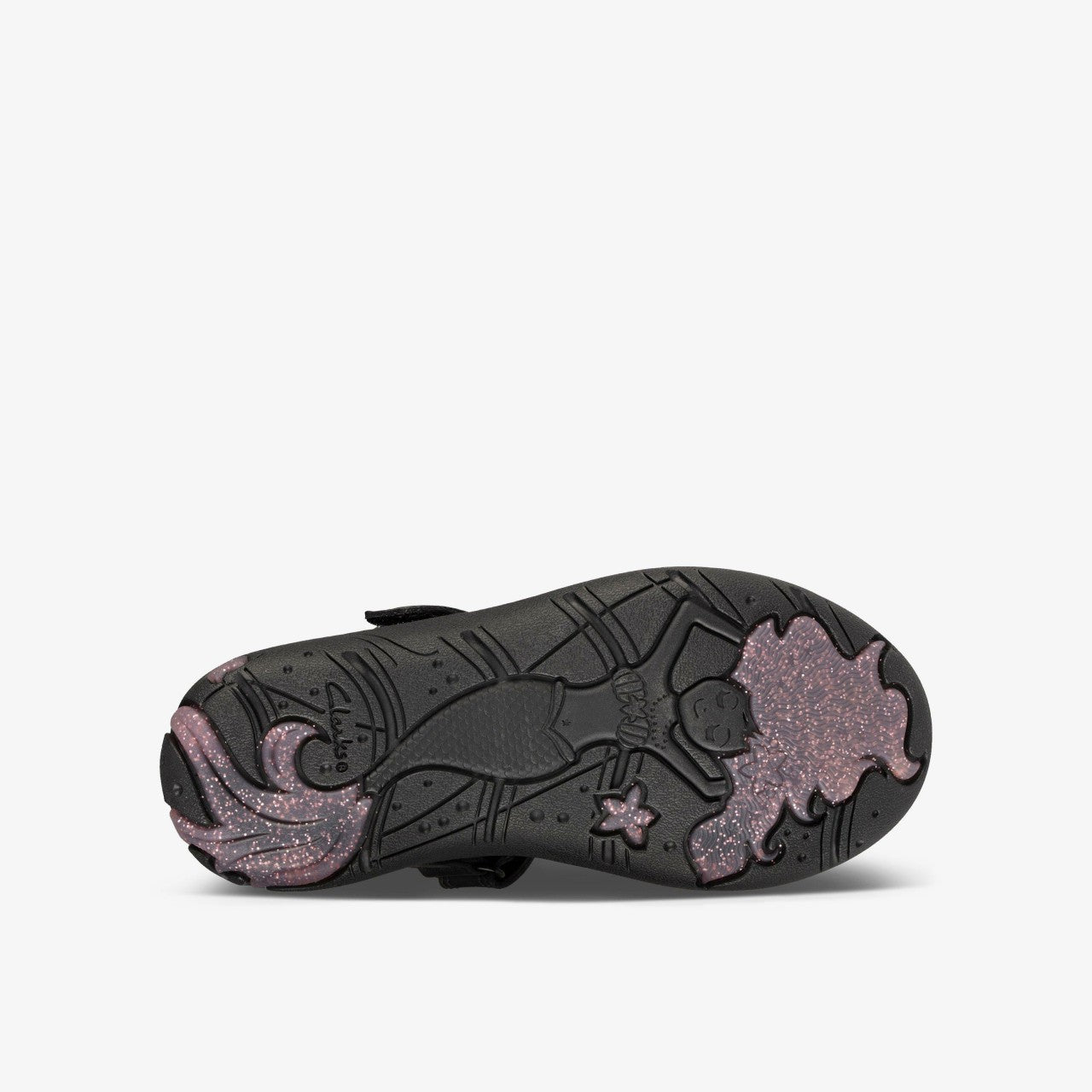 Kids Sea Shimmer Toddler Black Leather