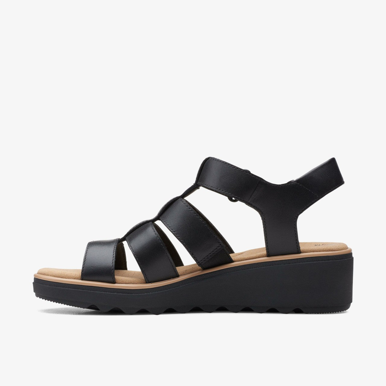 Women Jillian Quartz Black Leather
