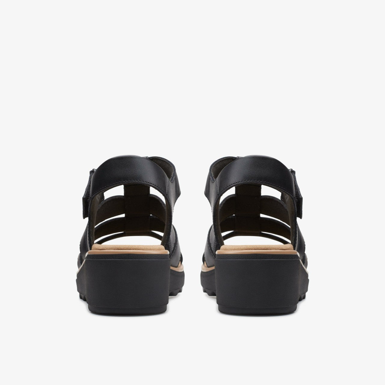 Women Jillian Quartz Black Leather