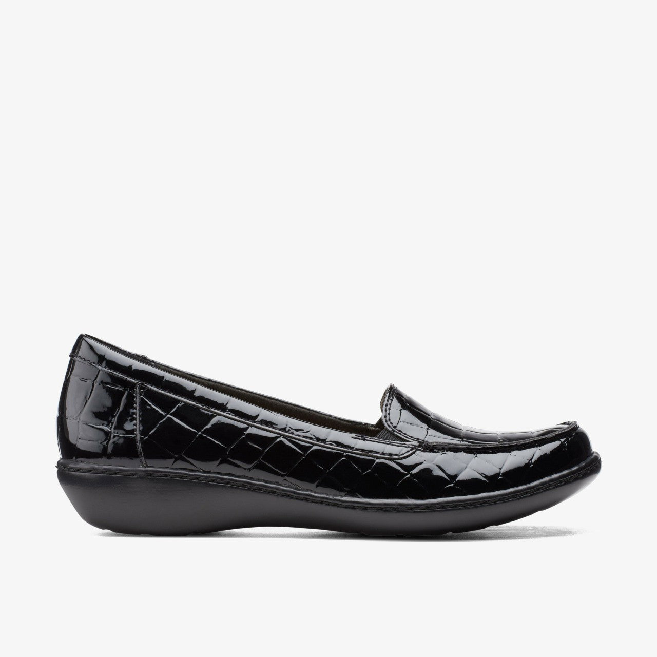 Women Ashland Jam Black Patent/Crocodile