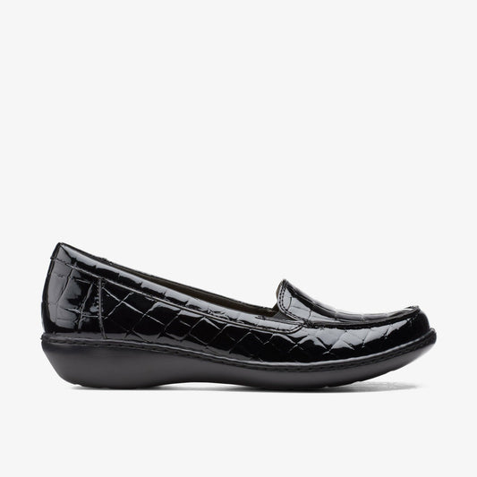 Women Ashland Jam Black Patent/Crocodile