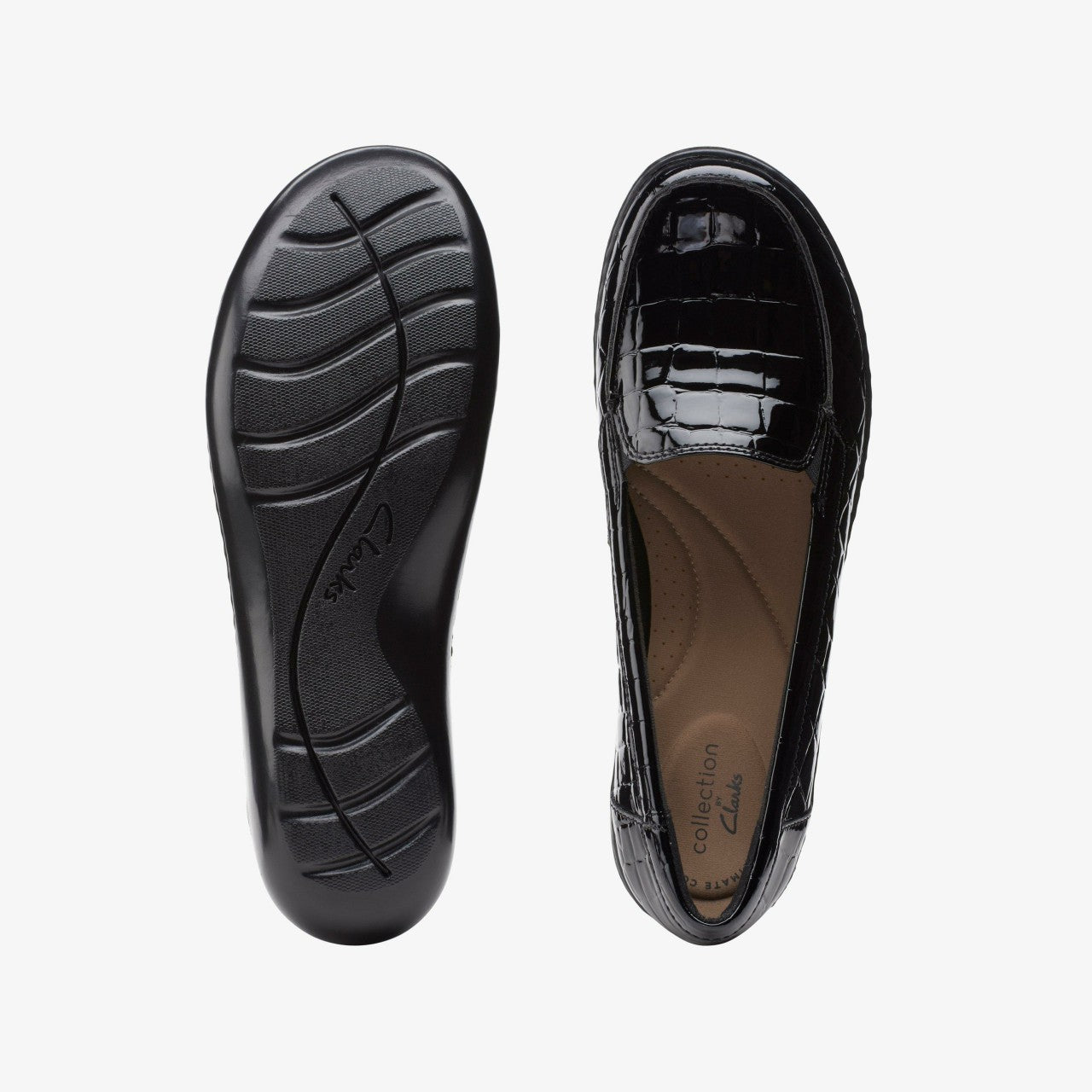Women Ashland Jam Black Patent/Crocodile