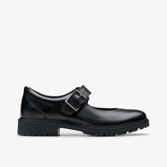 Kids Loxham Walk Youth Black Leather