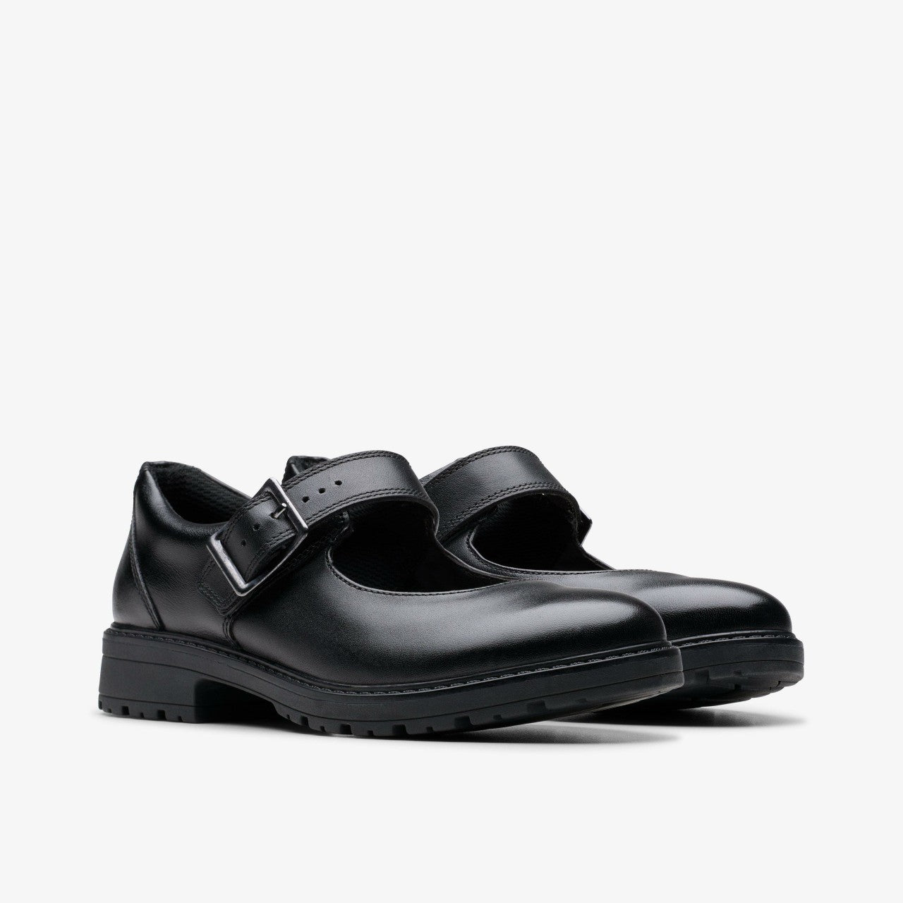 Kids Loxham Walk Youth Black Leather