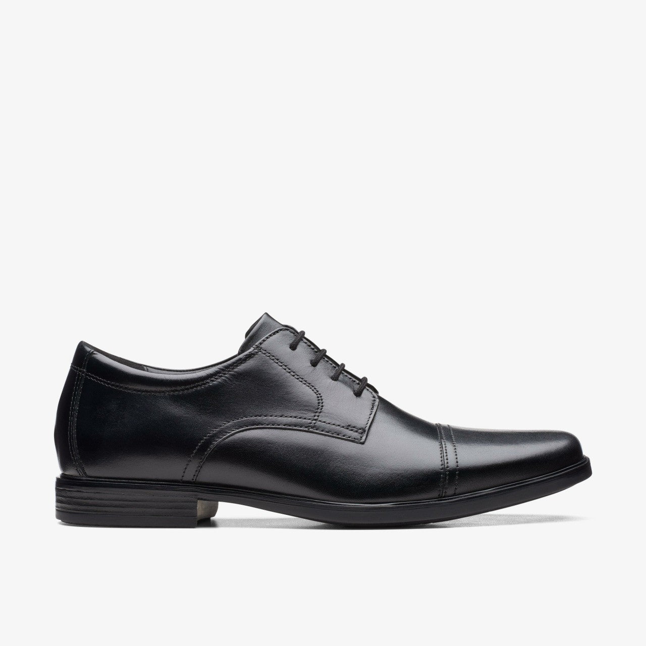 Men Howard Cap Black Leather