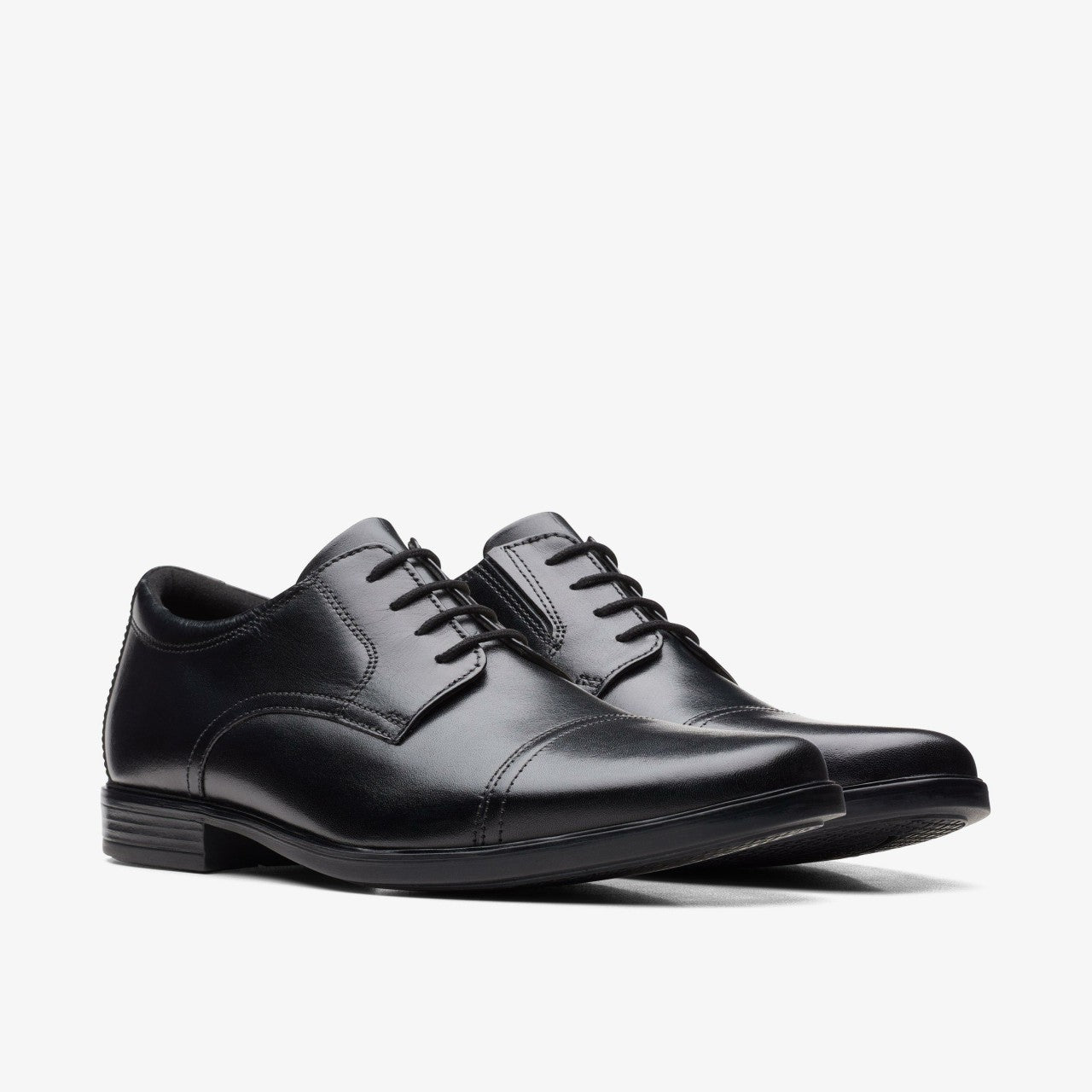 Men Howard Cap Black Leather