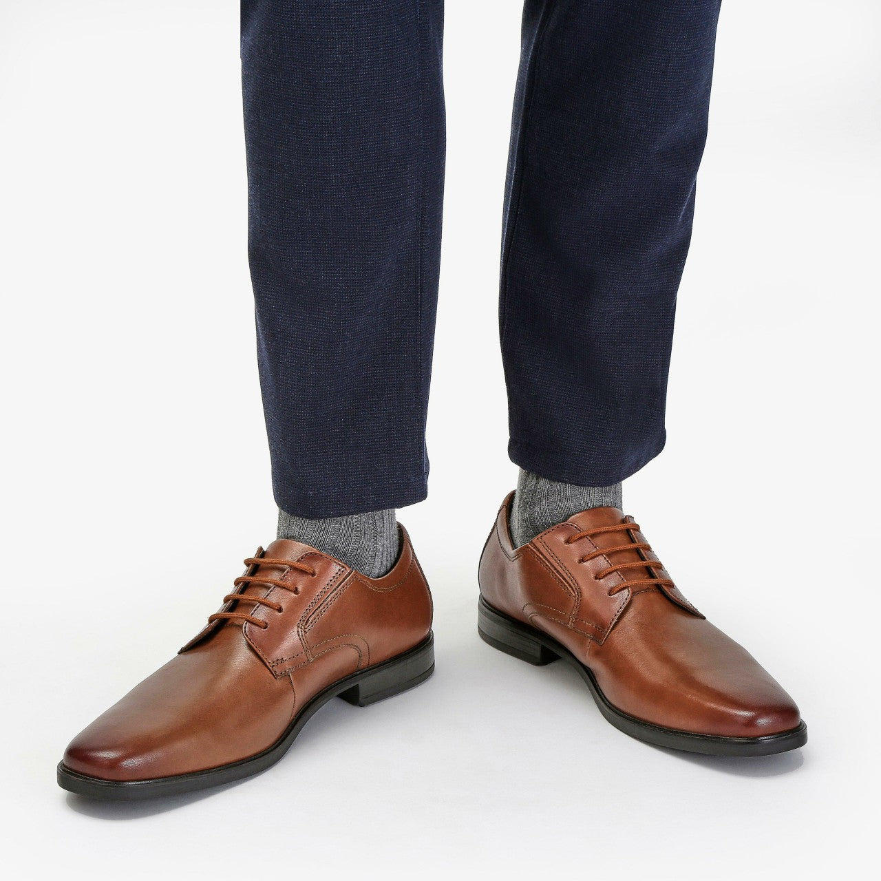 Men Howard Walk Dark Tan Leather