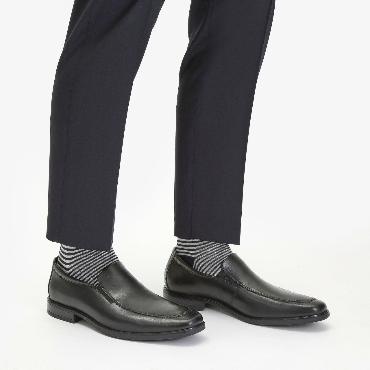 Men Howard Edge Loafer Black Leather