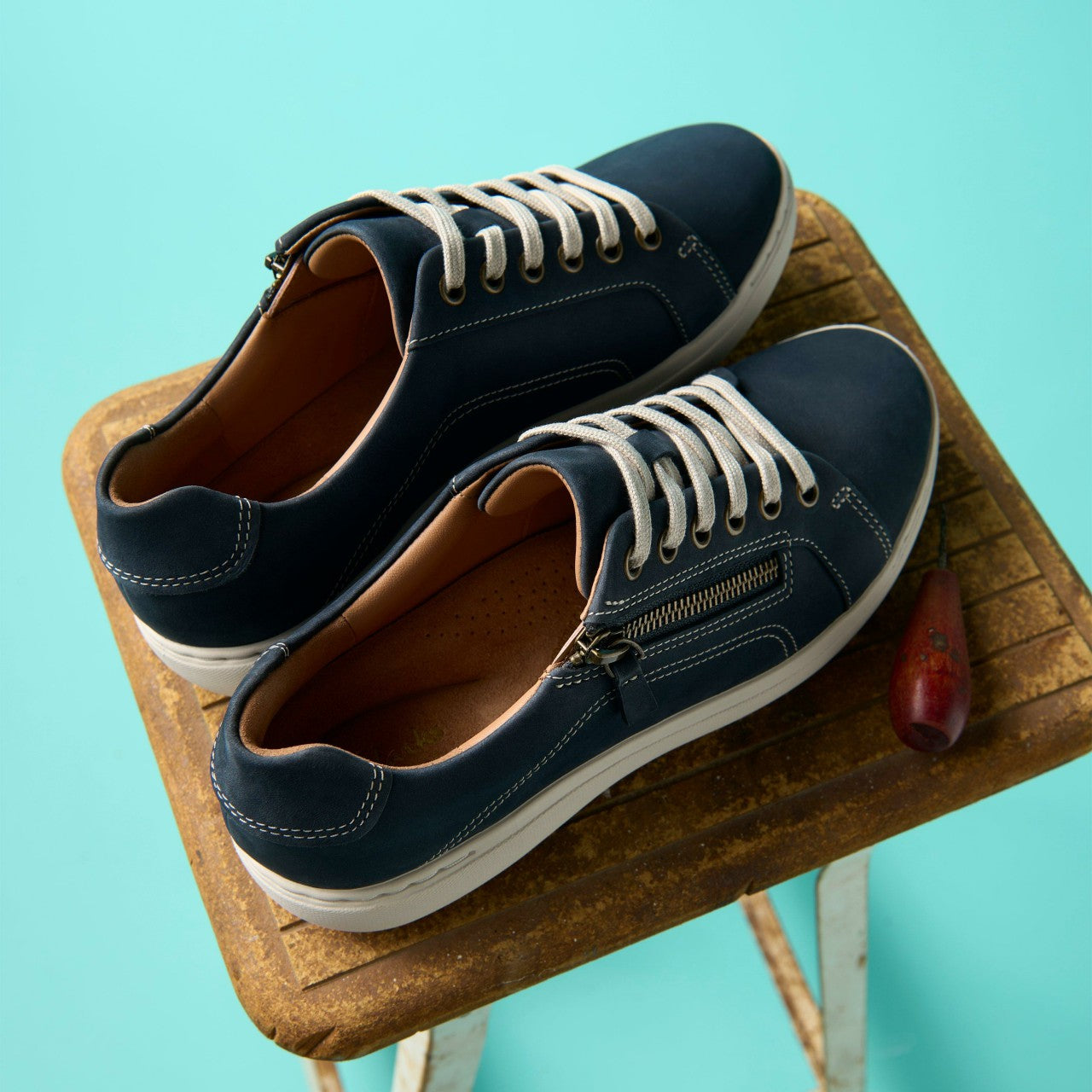 Women Nalle Lace Navy Nubuck