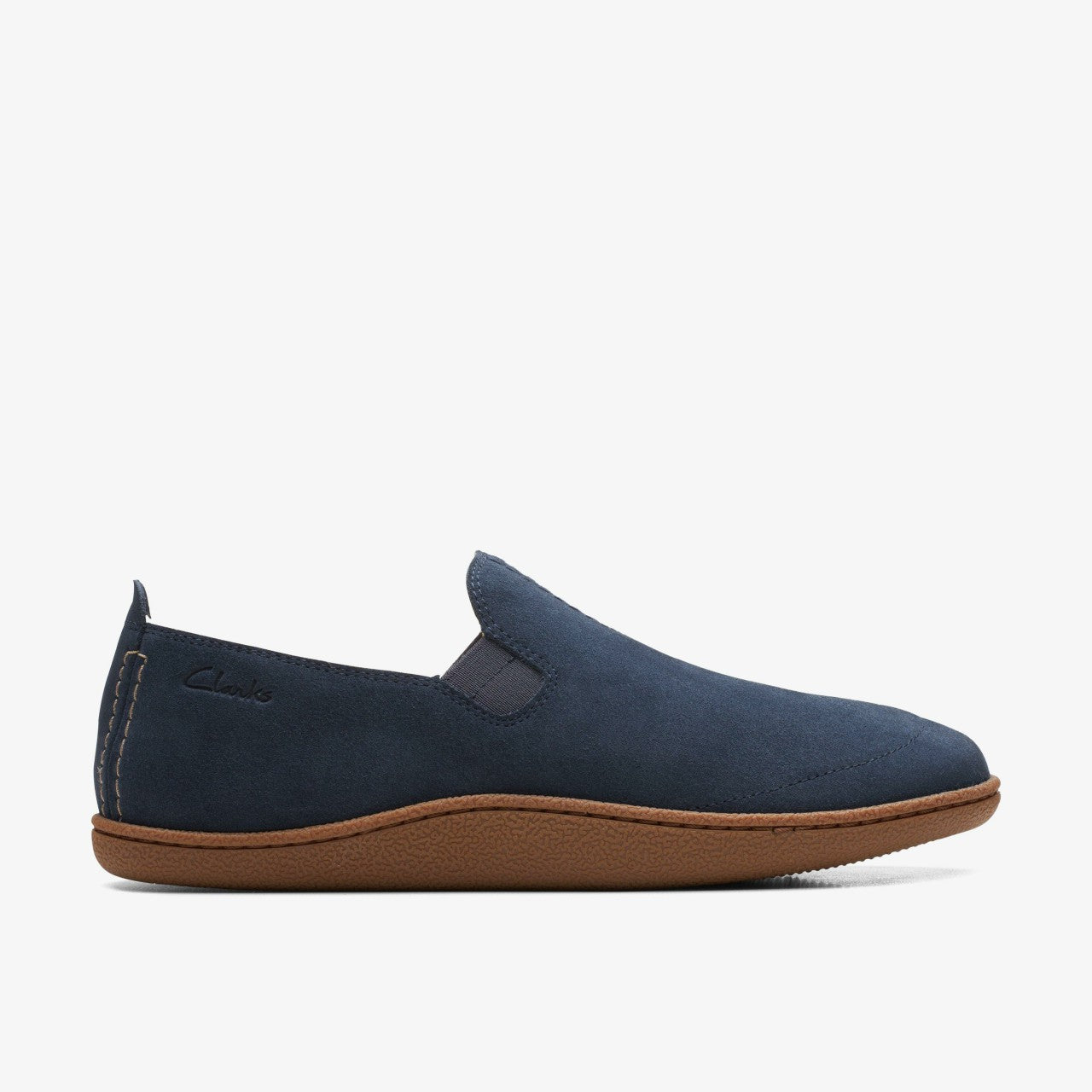 Men Home Mocc Slipper Navy Suede