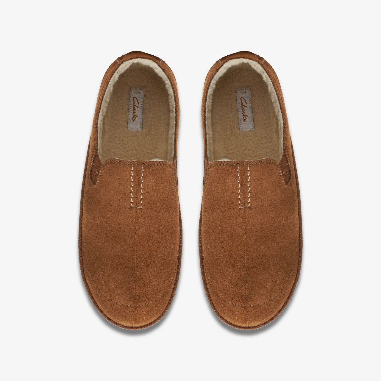 Men Home Mocc Slipper Tan Suede