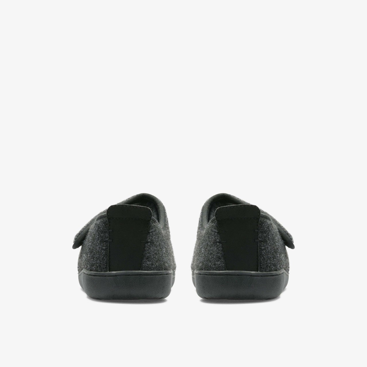 Men King Riptape Slipper Dark Grey Felt