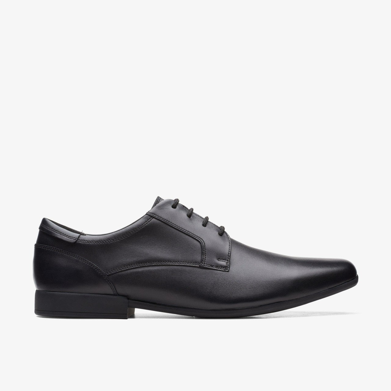 Men Sidton Lace Black Leather