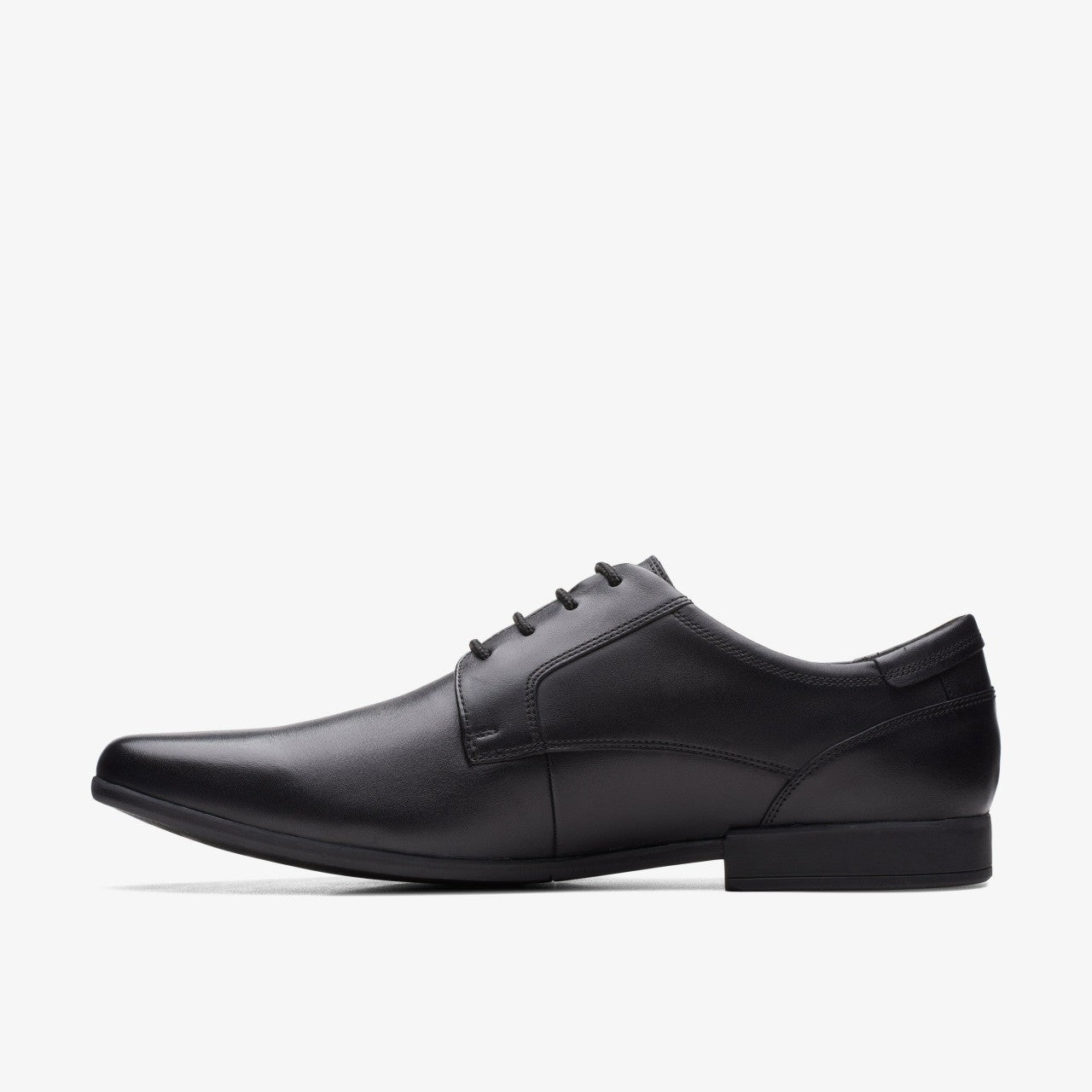 Men Sidton Lace Black Leather