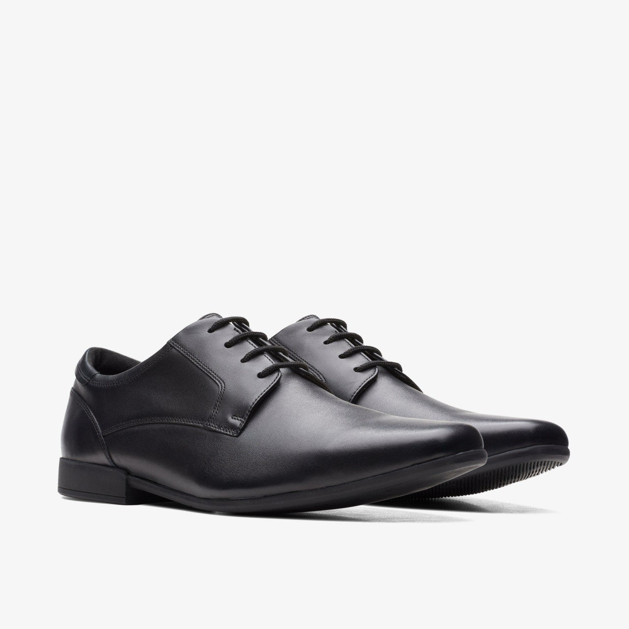 Men Sidton Lace Black Leather