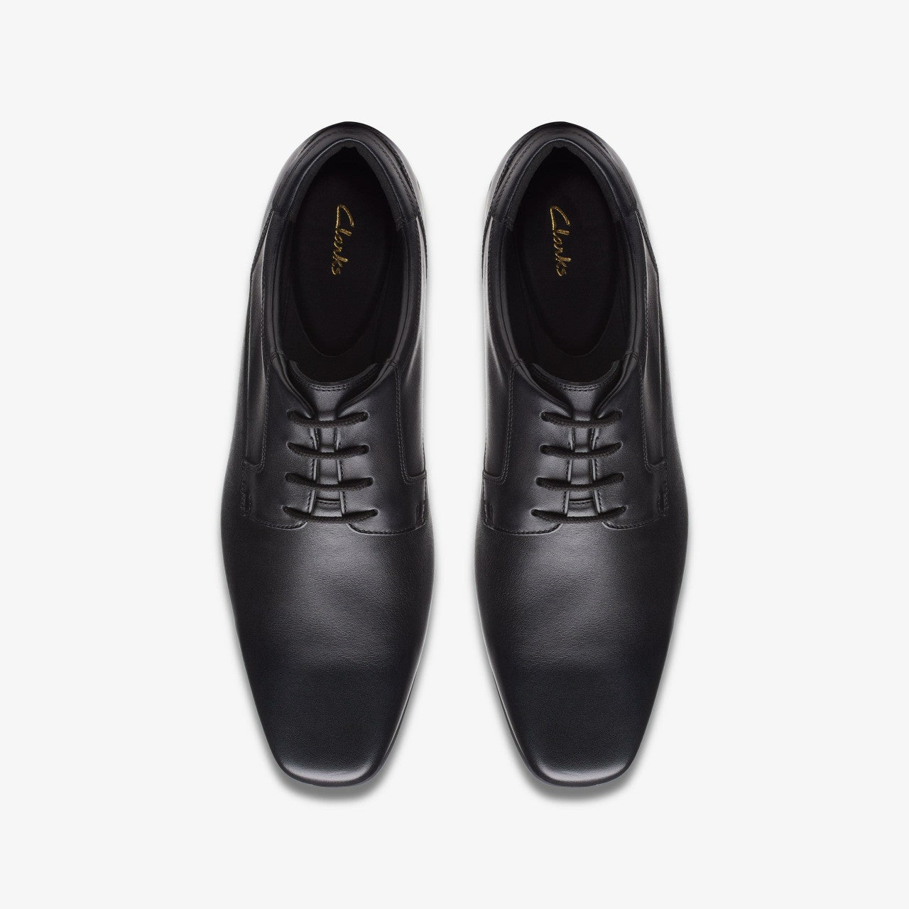 Men Sidton Lace Black Leather