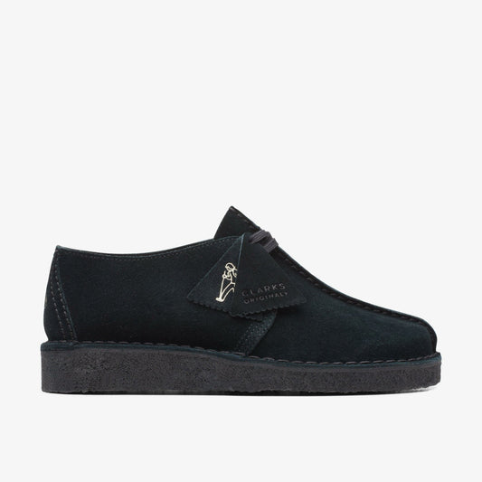 Women Desert Trek Black Suede