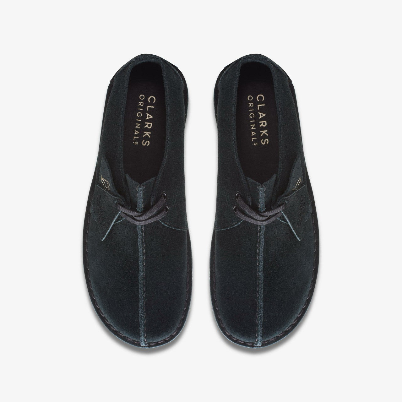 Women Desert Trek Black Suede