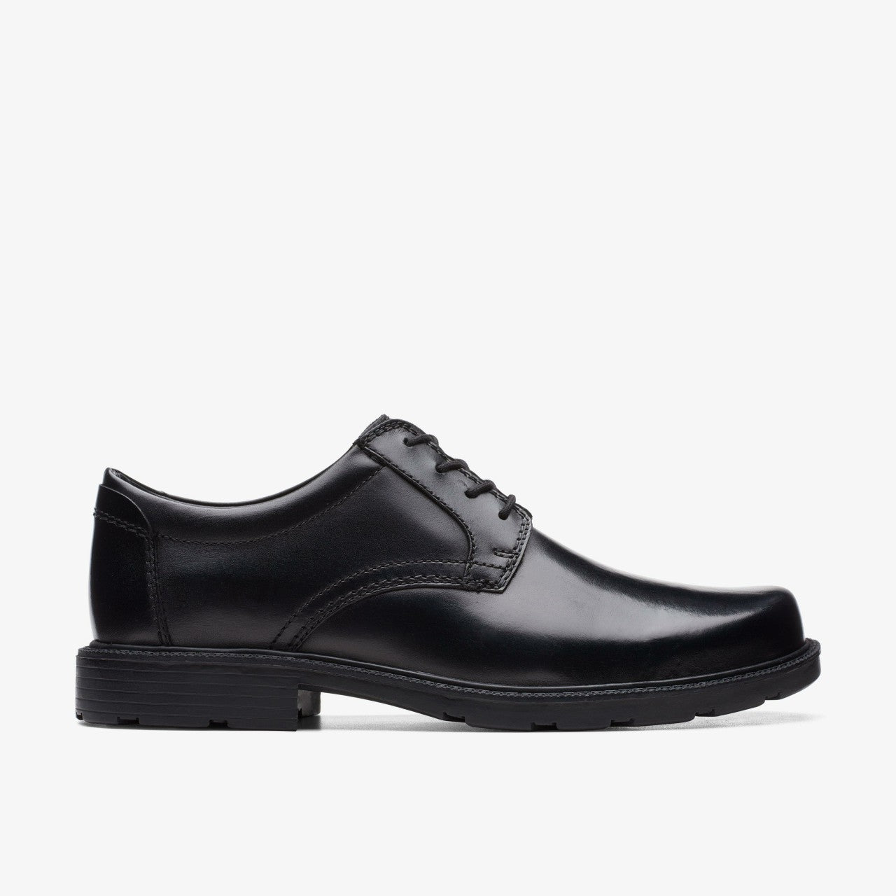 Men Kerton Lace Black Leather