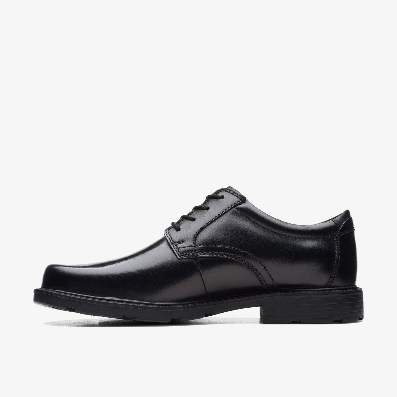 Men Kerton Lace Black Leather