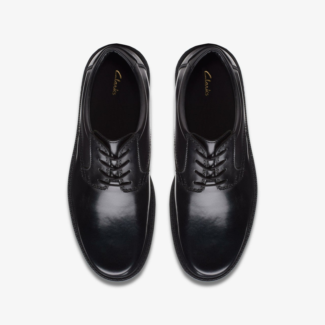 Men Kerton Lace Black Leather
