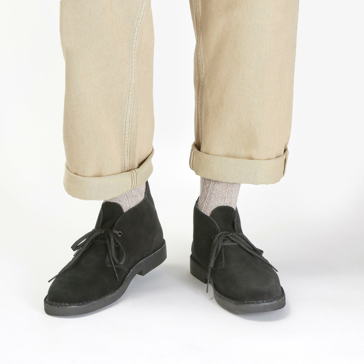Men Desert Boot Evo Black Suede