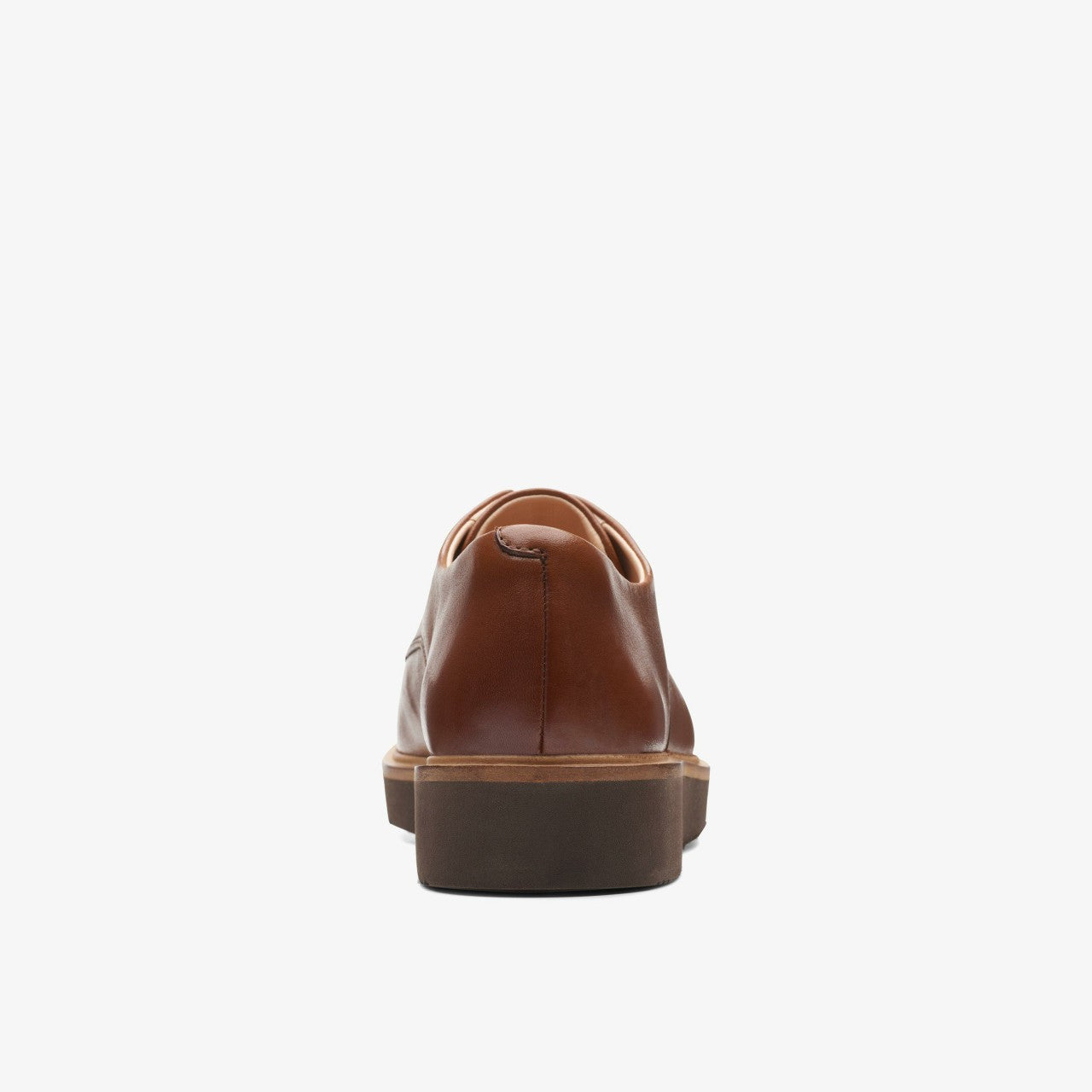 Women Glickly Derby Dark Tan Leather