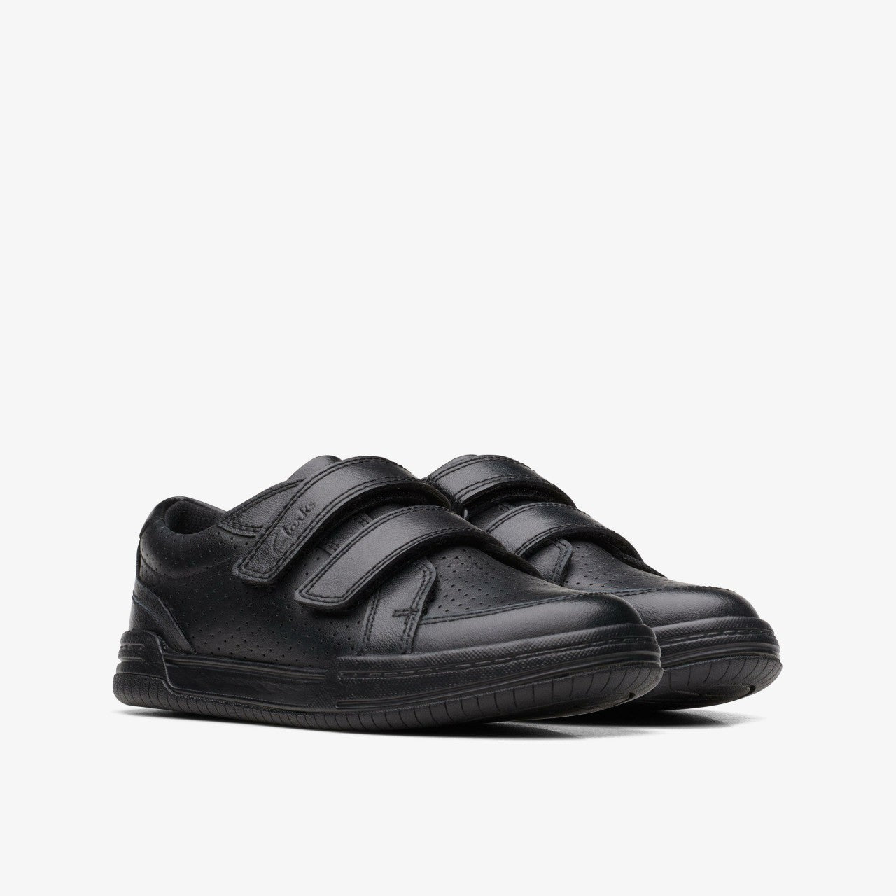 Kids Fawn Strap Kid Black Leather