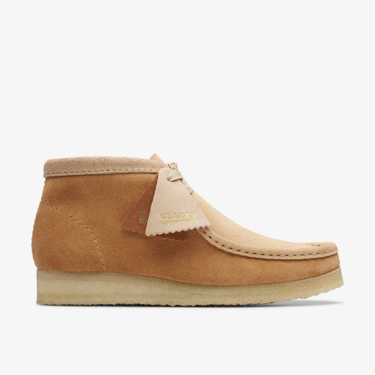 Women Wallabee Boot Tan Combination