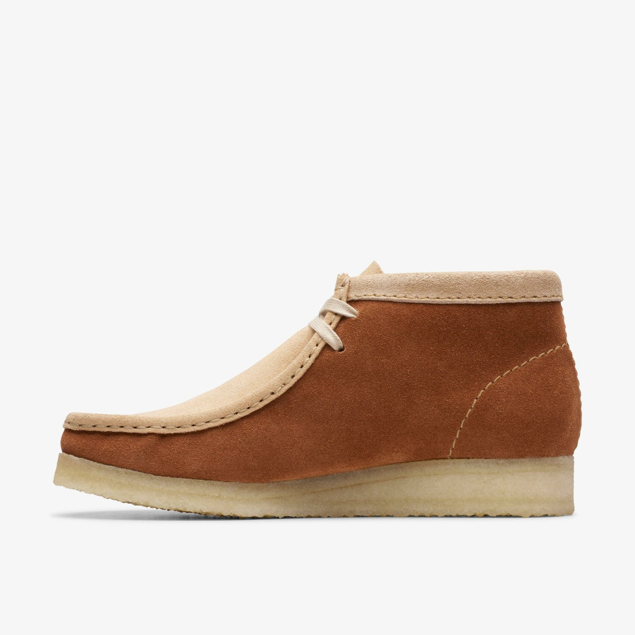 Women Wallabee Boot Tan Combination