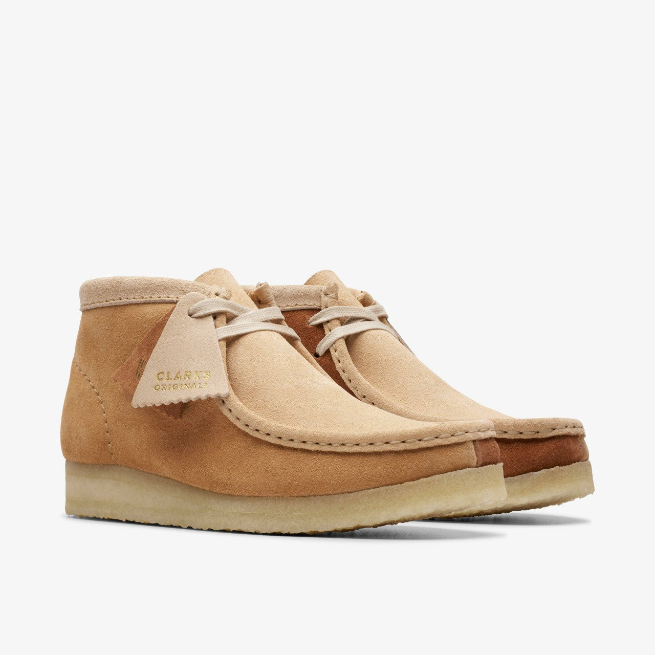 Women Wallabee Boot Tan Combination