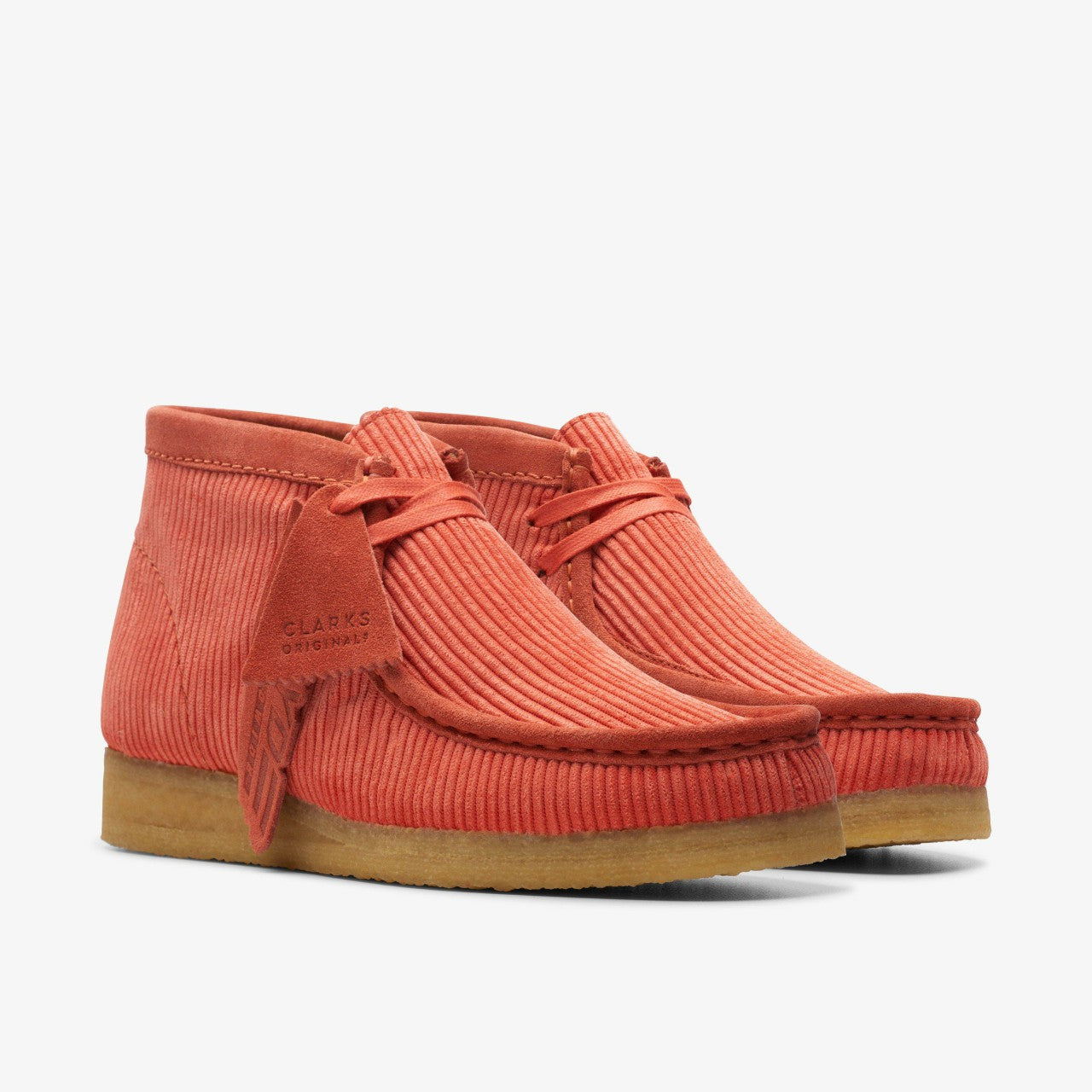 Women Wallabee Boot Coral Cord